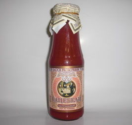 Satsebeli (lit. "sauce"): a lighter variety of adjika, with tomato, pepper, vinegar, and onion. Used liberally on meat. 